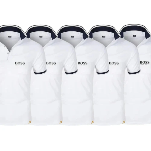 Luxury Polo Shirt 5-Piece Set