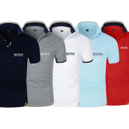 Luxury Polo Shirt 5-Piece Set